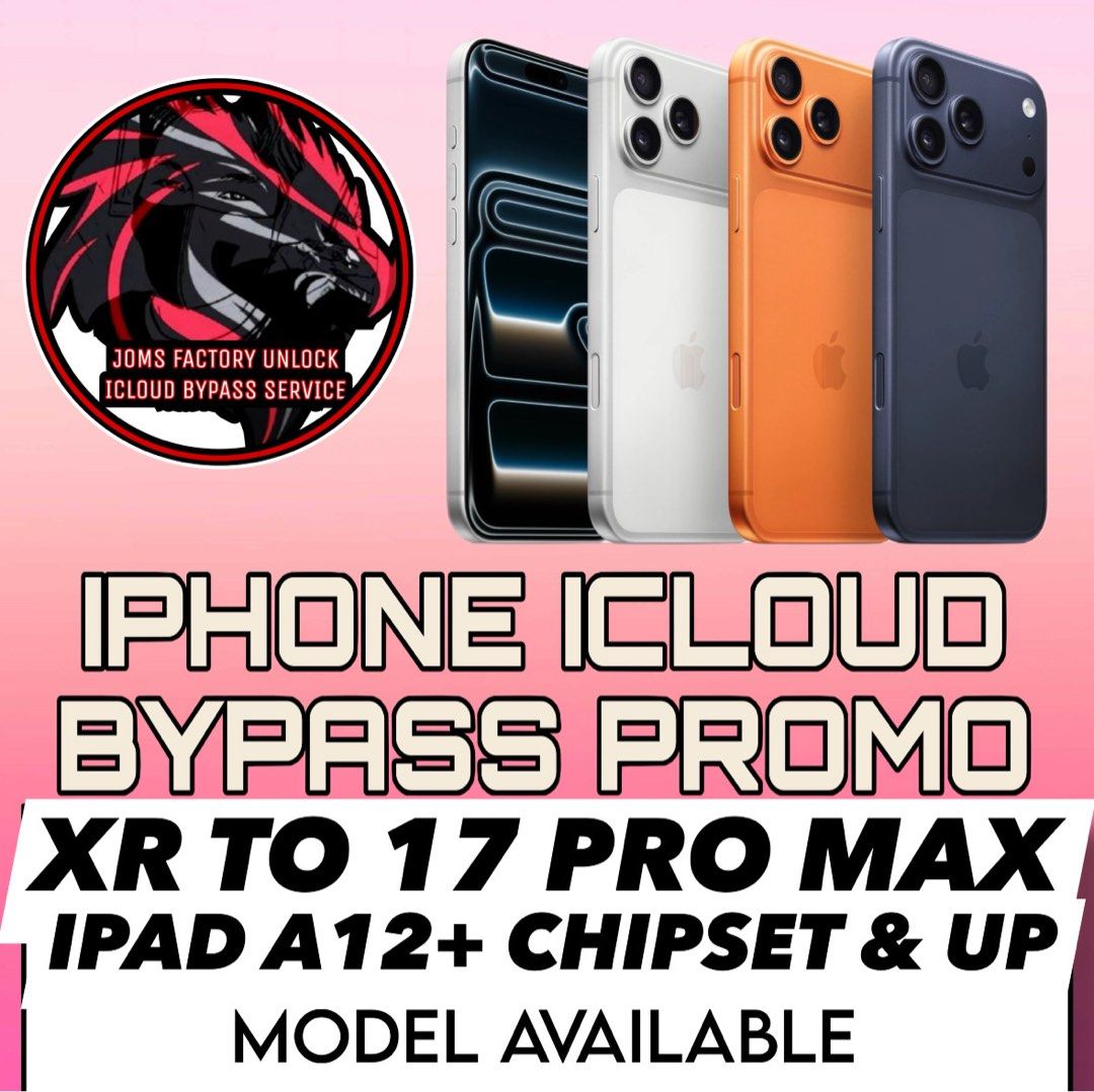 IPHONE ICLOUD BYPASS (LOCKED TO OWNER) (Category: Others) located in Mabalacat. Submitted by jmrdsr01 (Listing ID 1405039547, Image 1). Description: ➡️iCloud Bypass ( Locked to Owner ) ➡️FACTORY UNLOCK TO ANY SIM ➡️ANDROID OPENLINE TO ANY SIM ➡️ALLMOST ALL CARRIERS SUPPORTED ✅Guaranteed lowest price. ✅Remote process only. ✅Update/Reset anytime. ✅Lifetime with warranty. ➡️IPHONE CLOUD BYPASS PROMO (Locked to Owner)(iCloud Locked) 📱iPhone XR up to