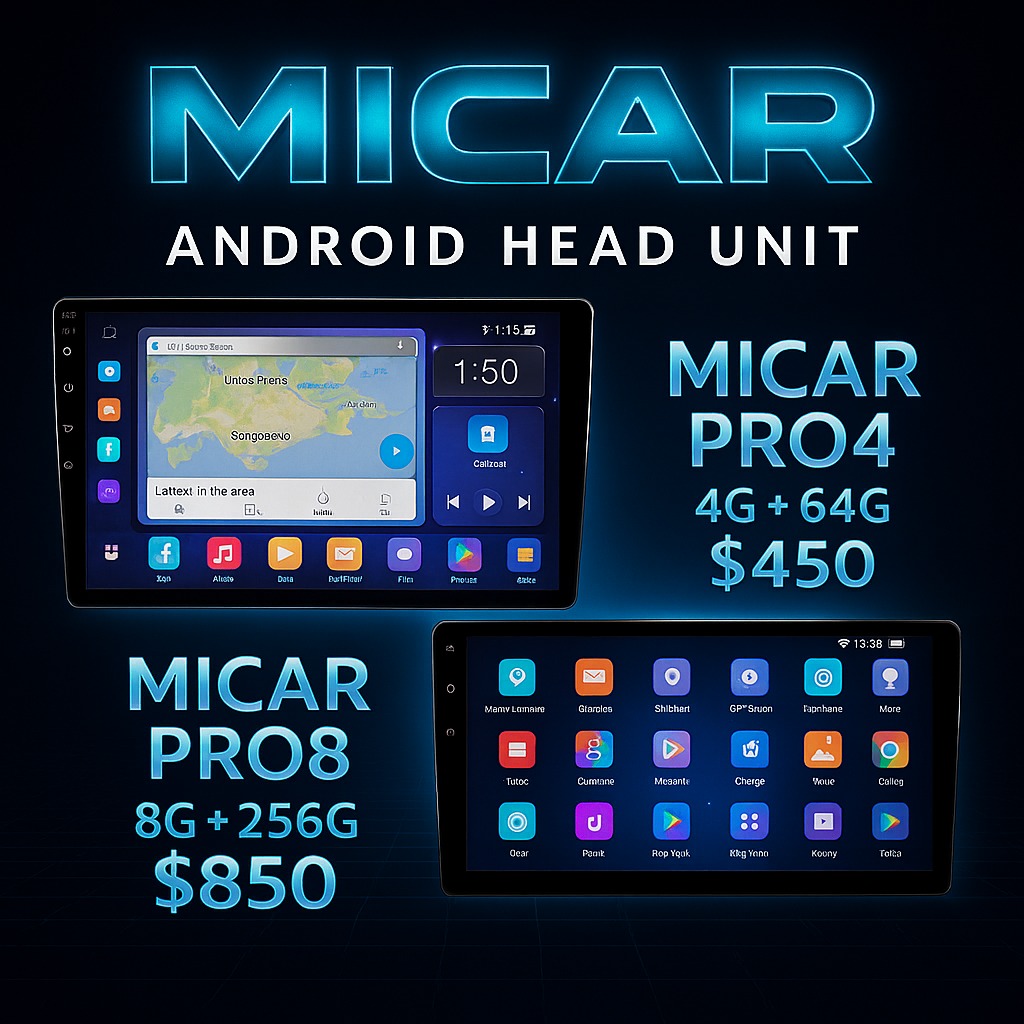 MICAR UNIVERSAL ANDROID HEADUNIT, Car Accessories, Accessories on Carousell