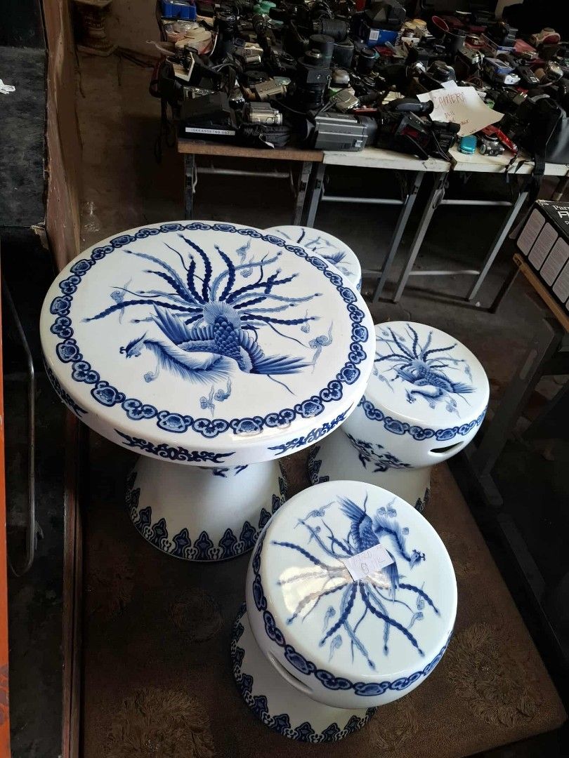 Porcelain Garden Coffee Table Set (Category: Tables & Sets) located in Malabon City. Submitted by justineevglst (Listing ID 1405005395, Image 2). Description: Porcelain Garden Coffee Table Set From Japan.