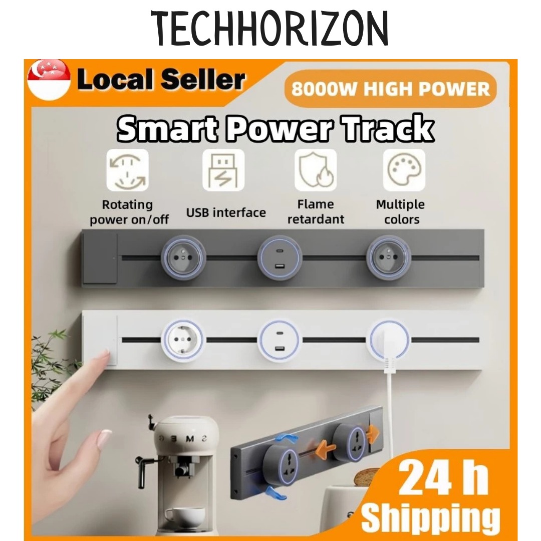 Power Track Adjustable Socket Replaceable Universal Wall Switch Socket ...
