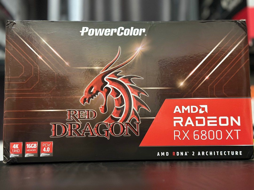 PowerColor Red Dragon RX 6800 XT 16GB GPU | Graphics Card, Computers ...
