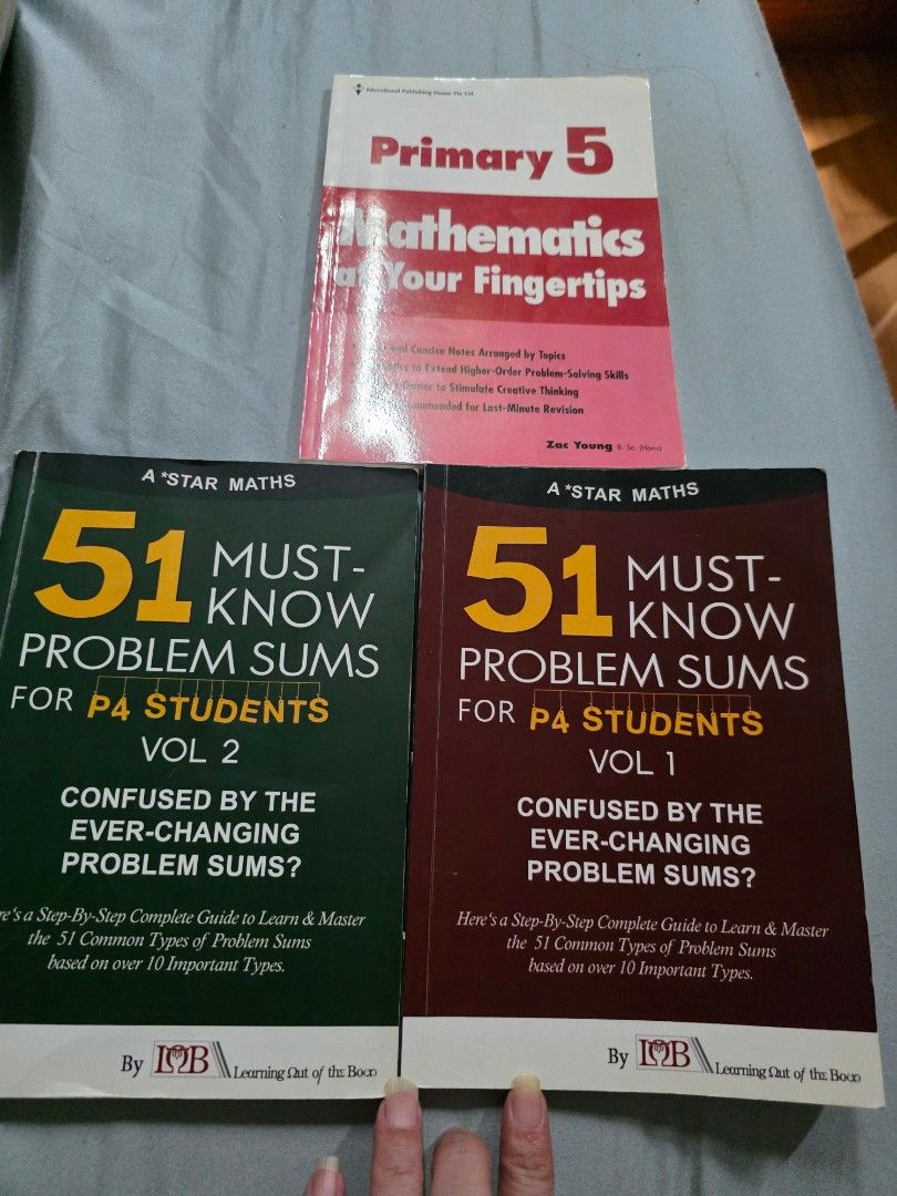 Primary 5 Mathematics & Problem Sums Books, Hobbies & Toys, Books ...