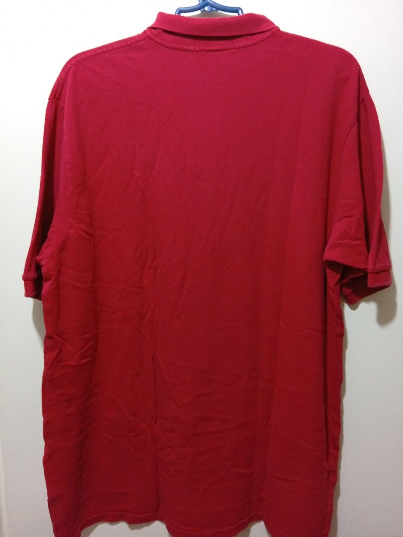 Red Ralph Lauren Polo Shirt (Category: Tshirts & Polo Shirts ) located in Mandaluyong City. Submitted by dlr12 (Listing ID 1405085979, Image 2). Description: shoulder - 20 inches width - 23.5 inches length - 31 inches ✅ Item Condition: All items are either brand new or preloved, as specified. 👚 Clothes and shoes are personally owned (not ukay). They have been washed or cleaned before, but may smell like cabinet due to storage. 🏠 Some home items