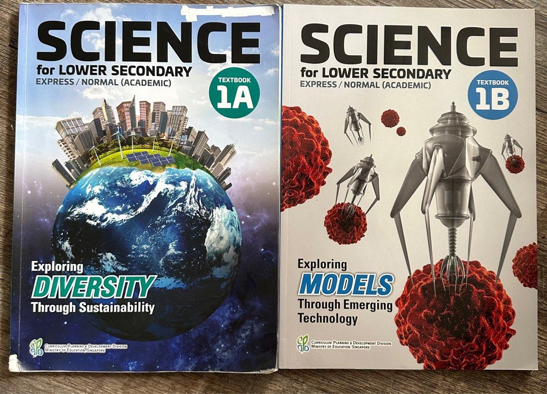 Science Textbook for Lower Secondary 1A & 1B, Hobbies & Toys, Books ...