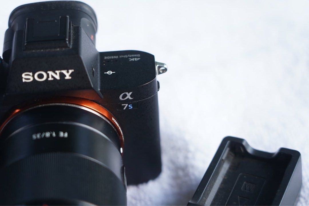 Sony Alpha a7S Camera with FE 35mm Lens (Category: Cameras) located in Floridablanca. Submitted by cashmerebandong (Listing ID 1405156810, Image 2). Description: Selling my Sony A7S II mirrorless camera with the premium Sony Zeiss 55mm f/1.8 lens. The lens alone already costs a lot, so getting the full set at this price is a great deal for anyone looking to upgrade. 📦 Inclusions: ✔️ Sony A7S II body ✔️ Sony Zeiss 55mm f/1.8 lens (with hood) ✔️ 2