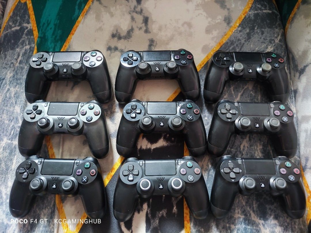 Sony PlayStation 4 DualShock 4 Controller (Category: Controllers) located in Caloocan City. Submitted by kcgaminghub (Listing ID 1405118969, Image 1). Description: - Sony PlayStation 4 DualShock 4 controllers for sale Original. - Color: Black. - Features standard button layout and touchpad..