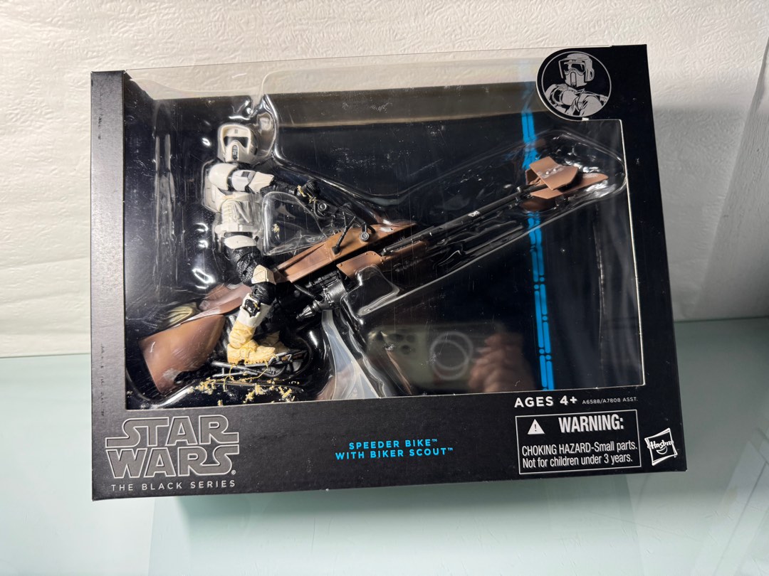 Star Wars Black Series Speeder Bike with Biker Scout, Hobbies & Toys ...