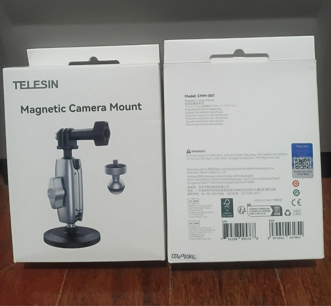 TELESIN MAGNETIC CAMERA MOUNT (Category: Mounts & Holders) located in Manila. Submitted by cutieava (Listing ID 1405048634, Image 2). Description: .