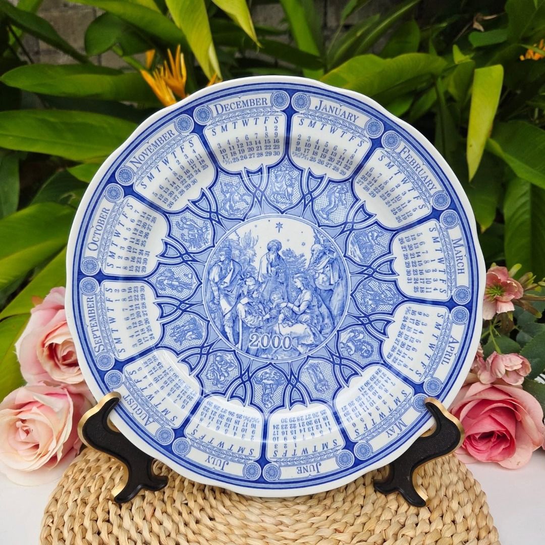 The Spode Calendar Plate (Category: Dinnerware & Cutlery) located in Taguig. Submitted by poshdepot_ (Listing ID 1405126941, Image 1). Description: The Spode Calendar Plate Good condition 10" P200 .
