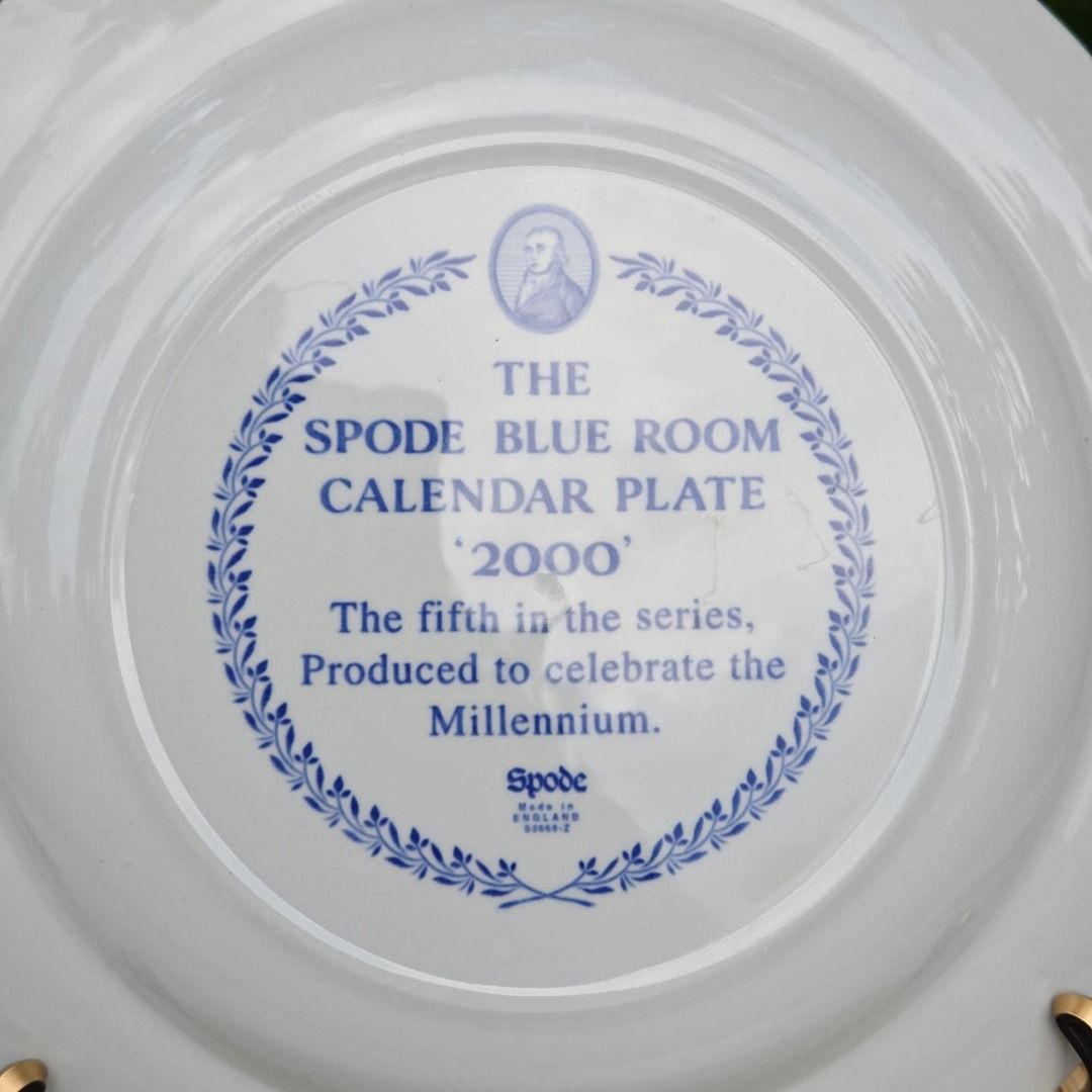 The Spode Calendar Plate (Category: Dinnerware & Cutlery) located in Taguig. Submitted by poshdepot_ (Listing ID 1405126941, Image 2). Description: The Spode Calendar Plate Good condition 10" P200 .