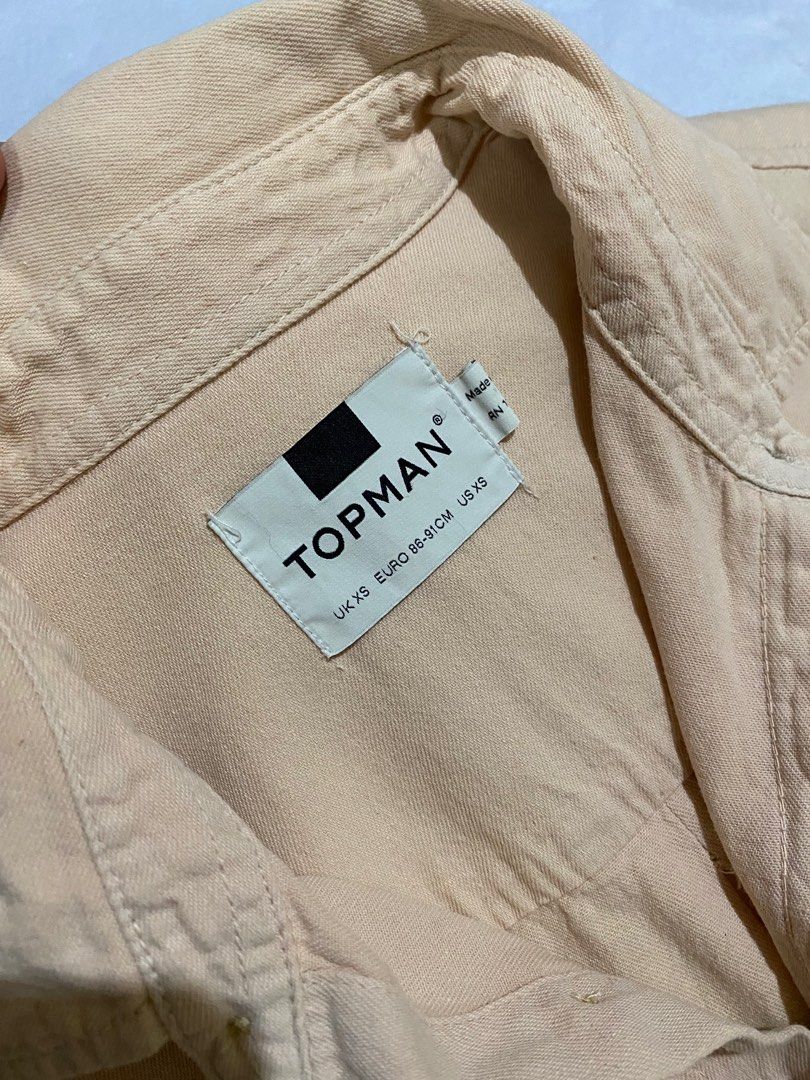 Topman Beige Long Sleeve Shirt (Category: Tshirts & Polo Shirts ) located in Calamba. Submitted by joeru15 (Listing ID 1405065158, Image 2). Description: Topman Beige Long Sleeves Overshirt Size: XS Price: 400 + SF c/o buyer Flaws: See pics .
