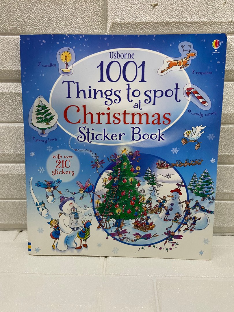 Usborne 1001 Things to Spot at Christmas Sticker Book, Hobbies