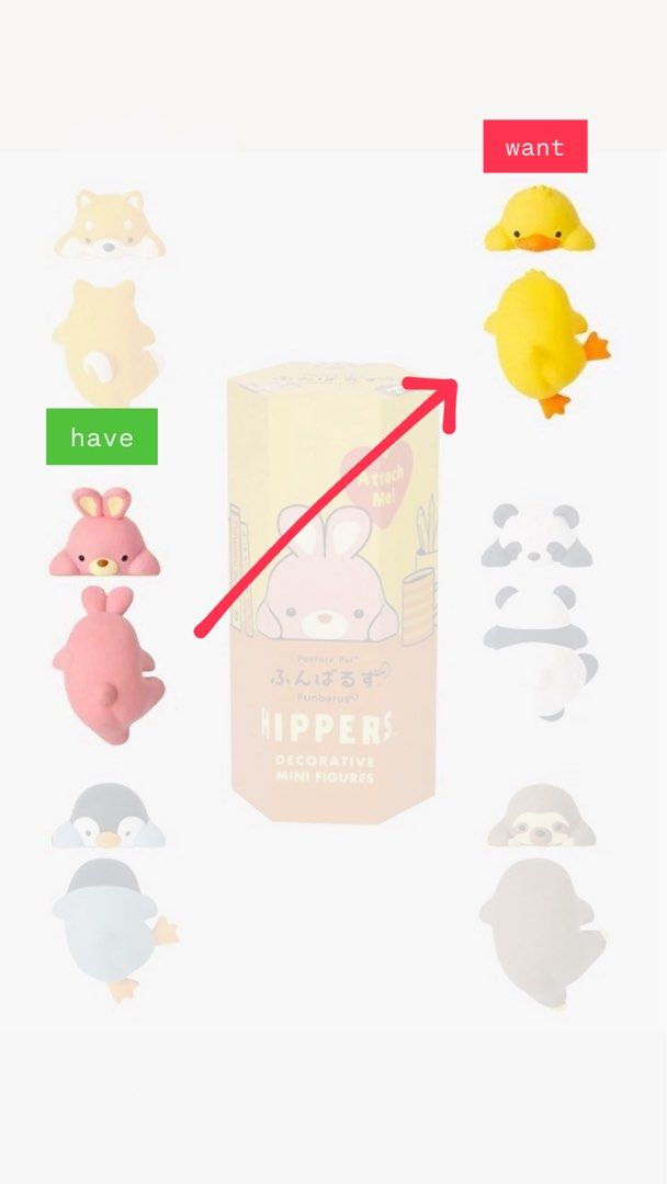 WTT posture pal hipper (Category: Designer & Blind Box Toys) located in Singapore. Submitted by ronaldmekdonal (Listing ID 1405147291, Image 1). Description: trade bunny with duck if not sell at $15 .