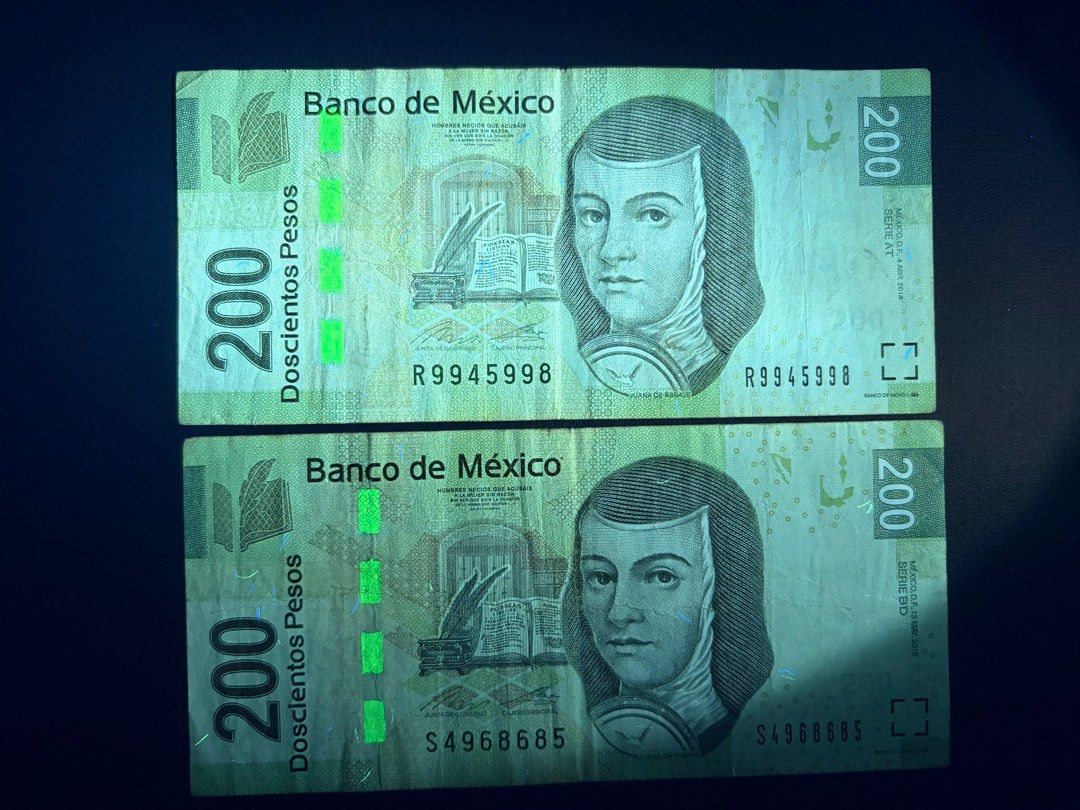 墨西哥🇲🇽200 比索紙幣, 興趣及遊戲, 收藏品及紀念品, 錢幣- Carousell