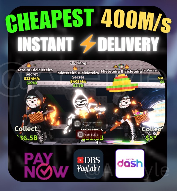 🔥 Cheapest Roblox SAB (Steal A Brainrot Secrets), Video Gaming, Gaming ...