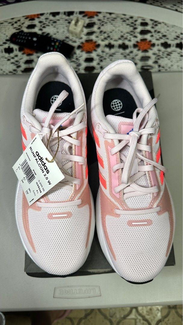 Adidas Runfalcon 2.0 W - GX8248 (Category: Sneakers) located in Manila. Submitted by krishywishy (Listing ID 1401733661, Image 2). Description: - Adidas Runfalcon 2.0 W shoes - Color: Pink - Size: US 7, UK 5 1/2, EUR 38 2/3, 240mm - Condition: New with tags - Includes original box - Model number: GX8248 - Made in Indonesia.