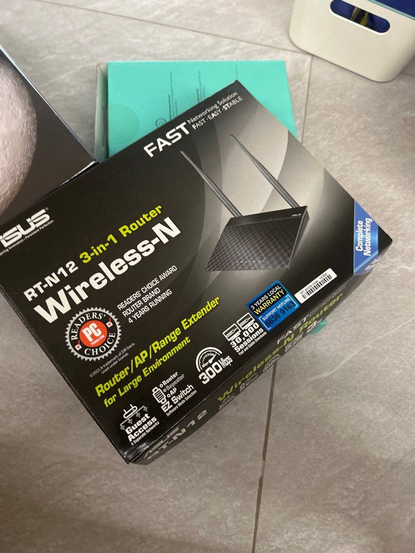 ASUS RT-N12 Wireless-N 3-in-1 Router