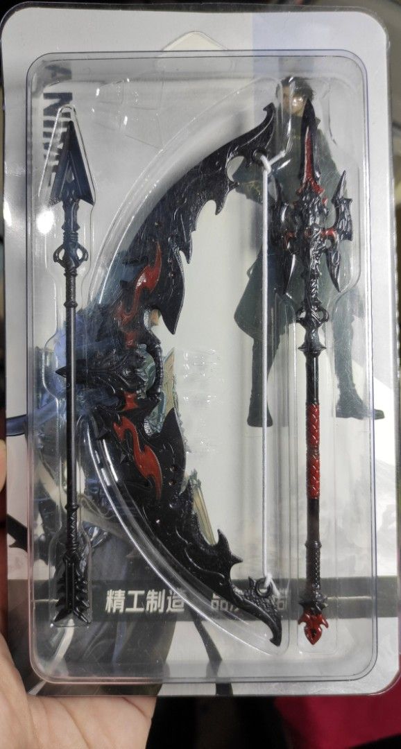 Bow and Arrow Weapons Metal for Action Figure (Category: Action & Battle Toys) located in Dasmarinas. Submitted by samutsaring (Listing ID 1401606290, Image 1). Description: 14cm Metal For 7 to 9 inches figure pwede detailed As Is Never Removed From Clam Shell.