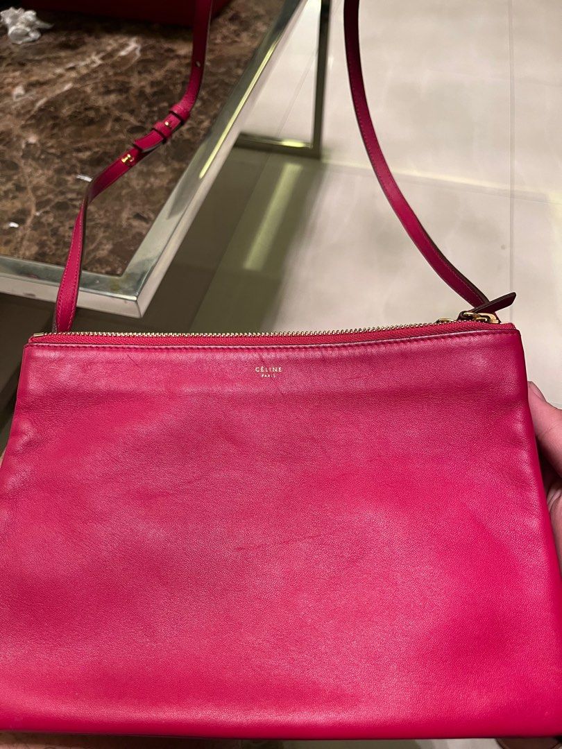 Celine Hot Pink Trio Bag (Category: Luxury Bags & Wallets) located in Quezon City. Submitted by dayanny (Listing ID 1401898128, Image 3). Description: 100% Guaranteed Authentic Personal Bag Well maintained good as new Price negotiable for sure buyers.