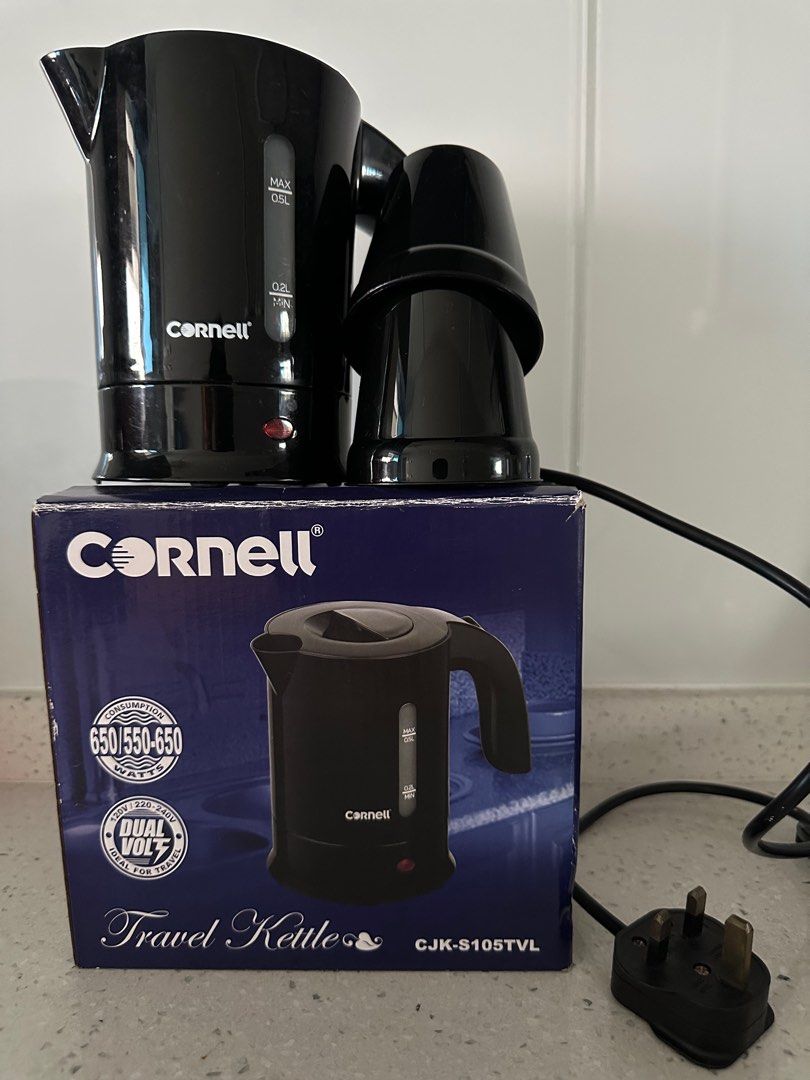 Cornell Travel Kettle CJK-S105TVL, TV Home Appliances, Kitchen