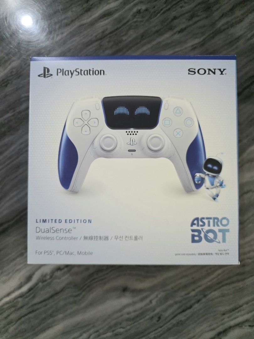 Dualsense Astro Bot Limited Edition (Sealed) for PS5 (Category: PlayStation) located in Mandaluyong City. Submitted by chan.ningtatum (Listing ID 1401745325, Image 1). Description: For Sale! Dualsense Astro Bot Limited Edition Brand New and Sealed. Limited Edition Controller Checkouts via Shope e and Laz ada Available Shipping: Lalamove, Grab Meet ups: Mandaluyong City or San Juan City.