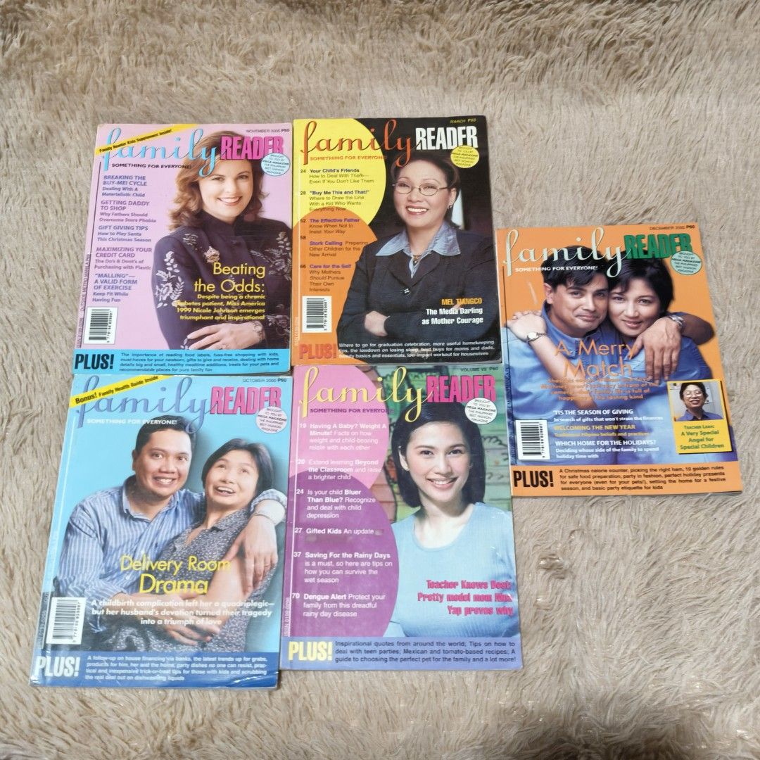Family Reader Digest Magazines Set (Category: Magazines) located in Pasay City. Submitted by stellaris.finds (Listing ID 1401746737, Image 1). Description: WTS LFB PH Family Reader Digest Magazines Set P100 🦋 ONHAND, preloved 🦋 Please manage expectations as this has been stored in our shelf 🦋 dm to claim 📌 Loc: PASAY CITY 💸MOP: GCash 🚚 MOD: J&T, Lalamove, Grab.