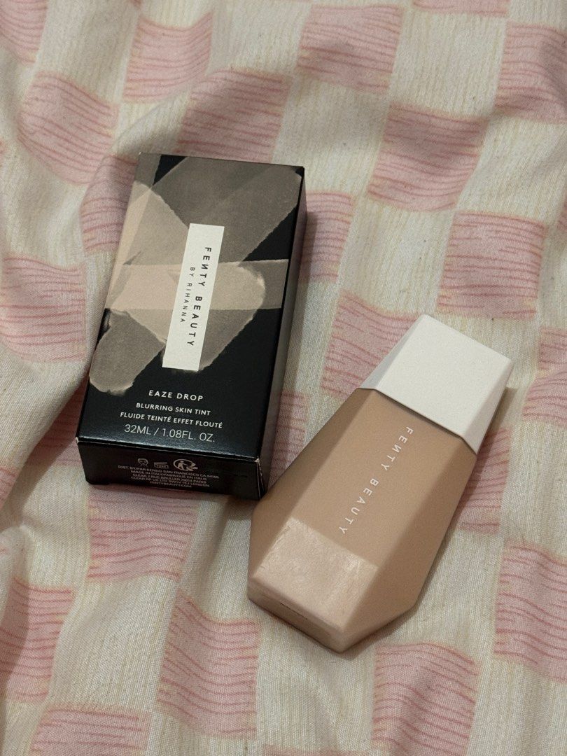 Fenty Beauty Eaze Drop Blurring Skin Tint - 7 (Category: Makeup) located in Manila. Submitted by prlvdbyl (Listing ID 1401862347, Image 1). Description: rfs: declutterring (already sanitized, ready to ship) .