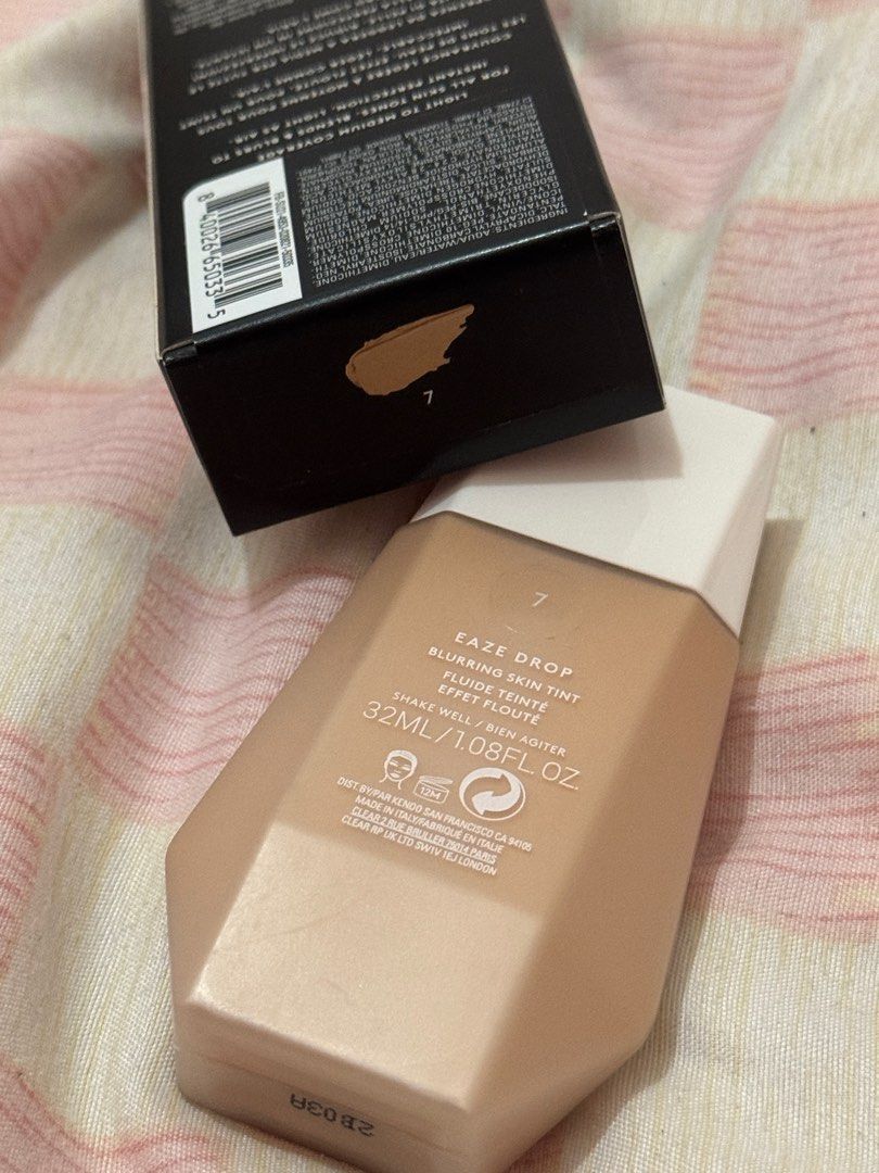 Fenty Beauty Eaze Drop Blurring Skin Tint - 7 (Category: Makeup) located in Manila. Submitted by prlvdbyl (Listing ID 1401862347, Image 2). Description: rfs: declutterring (already sanitized, ready to ship) .