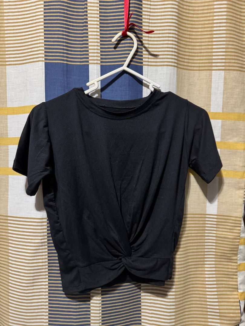 Fitted Crop Top (Category: Shirts) located in Binan City. Submitted by aeiryse (Listing ID 1401878407, Image 1). Description: Take all for 150 pesos Reason for selling: Decluttering.
