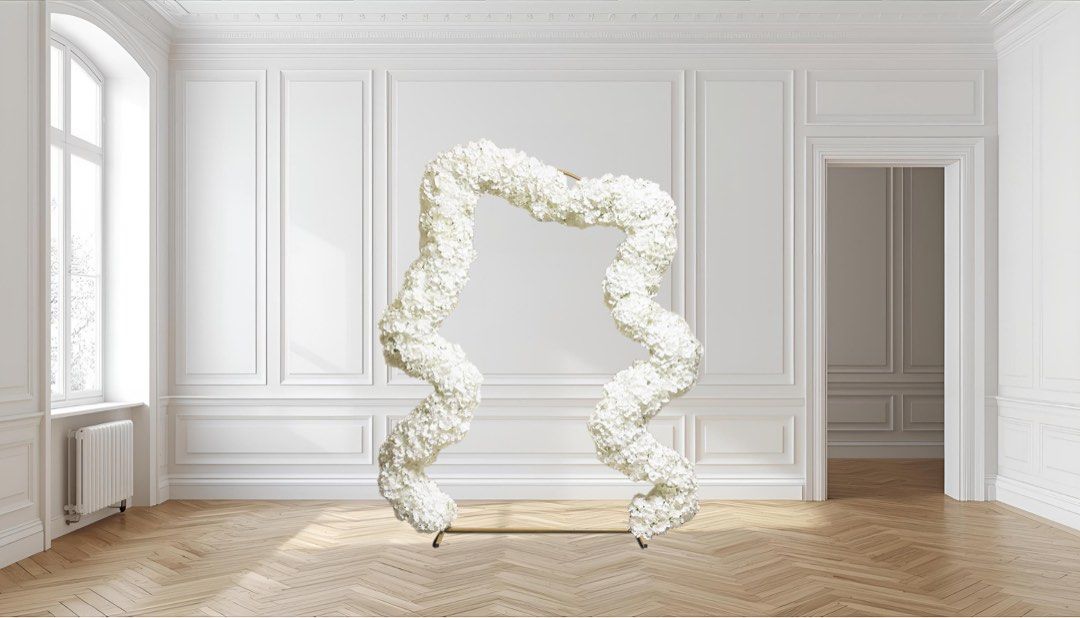 Floral Wedding Arch Flower Arch Rent (Category: Other Home Decor) located in Pasig City. Submitted by shop.aya (Listing ID 1401775949, Image 1). Description: Floral Wedding Arch Flower Arch For Rent - Unique floral arrangement for wedding bachelorette decorations all white party white decoration wedding arch - 3 day rental - Free delivery, set up, and pick up within Metro Manila - Renter must provide picture of Valid ID with address in order to r