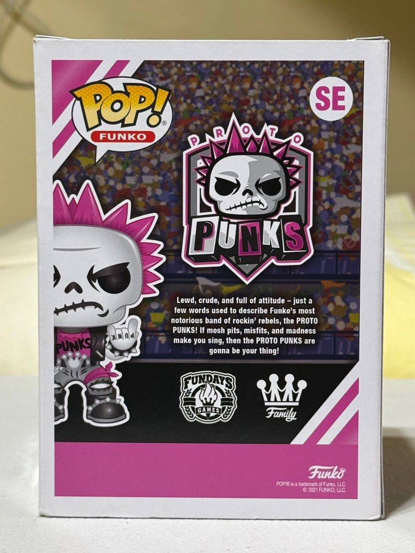 Funko Pop! Proto Punk Vinyl Figure (Category: Designer & Blind Box Toys) located in Quezon City. Submitted by kingofatlantis (Listing ID 1401825323, Image 2). Description: 2021 Virtual Funko Fundays Funatic Fury mascot LE5000. Brand new, never been OOB. What you see is what you get, but pls manage your expectations. Box condition is 8-9/10 or better. Payment via BDO or GCASH only.