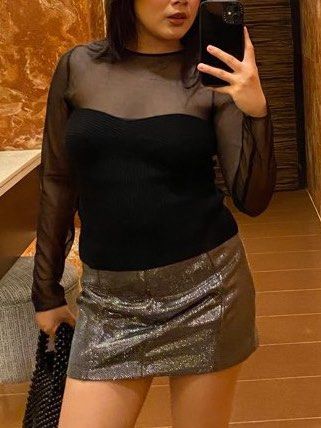 H&M Black Mesh Top (Category: Blouses) located in Manila. Submitted by maxiipeel (Listing ID 1384271857, Image 1). Description: H&M Mesh Top Used once / good as new Last price MOP: Gcash, BPI, Unionbank Delivery: grab express, lalamove, J&T.