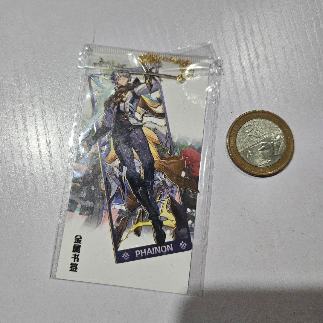 Honkai Star Rail - Phainon metal bookmark (Category: Character Goods) located in Manila. Submitted by blackstar027 (Listing ID 1401906053, Image 1). Description: Please refer to the images for the actual item. MOP - gCash - BPI, Union Bank, AUB, ShopiPay Sameday Deliver - Lalamove, Grab, Move it Scheduled Delivery - J&T Express, Flash Express Any shipping fee will be shouldered by the buyer. .