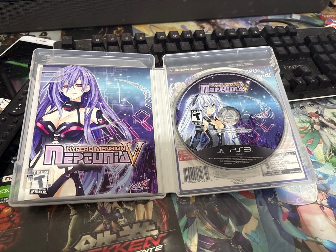 Hyperdimension Neptunia V - PS3 Game (Category: PlayStation) located in Manila. Submitted by avaritiahobbyshop (Listing ID 1401885577, Image 2). Description: - Hyperdimension Neptunia V for PlayStation 3 - Includes game case and disc - Rated T for Teen - Published by NIS America - In English - Genre: Role-Playing Game (RPG) -item is old manage your expectations -no refunds buyer pays shipfee.