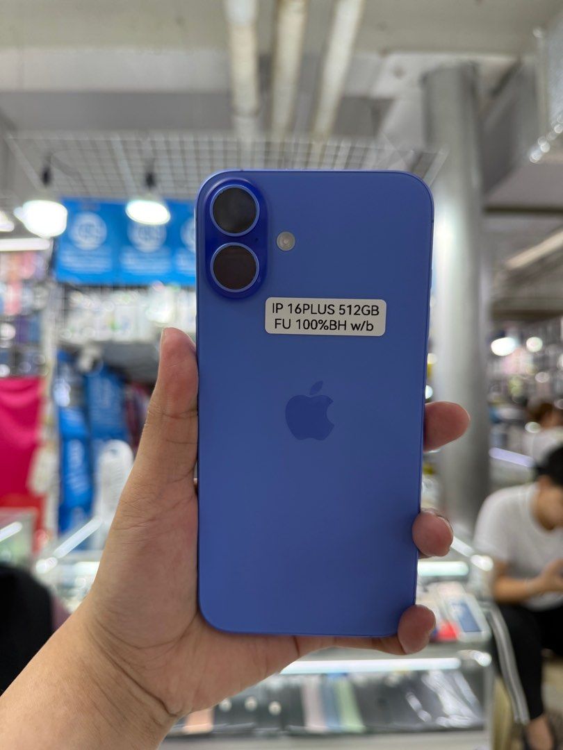 iPhone 16 Plus 512GB Factory Unlock No Issue Secondhand (Category: iPhone 16 Series) located in Pasig City. Submitted by FarAndRayShop (Listing ID 1401767647, Image 1). Description: OPEN FOR SWAP/SELLING/BUYING (RFS: Buy and Sell) Price: 51,499 iPhone 16 Plus 512GB •Factory Unlock •NO HIDDEN ISSUES •TEST TO SAWA •Authentic Phone Physical store in Greenhills Shopping Center XC-07 Stall Number Look For Rayray Or Anika NO CASH INSTALLMENT We are ope