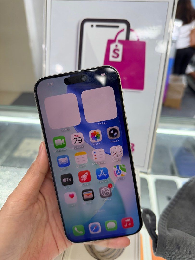 iphone 16 pro max 512gb good as new (Category: iPhone 16 Series) located in Antipolo. Submitted by vine_gadget_shop (Listing ID 1401805795, Image 3). Description: iphone 16 pro max 512gb good as new complete package ntc variant warranty until may 2026 pick up store greenhills shopping center we accept trade in we accepy credit card and ggives installment we do cod and door to door we ship nationwide for fast transaction call 09277368323 look for 