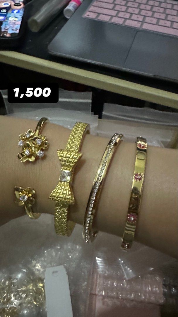 Kate spade bracelet and bangles (Category: Bracelets) located in Manila. Submitted by stack.in.it (Listing ID 1401857121, Image 2). Description: With paperbag and pouch.