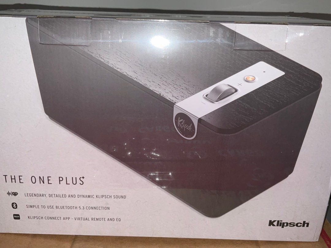 Klipsch The One Plus Multi-Source Tabletop Speaker (Category: Soundbars, Speakers & Amplifiers) located in Manila. Submitted by 2025.gadgetspot (Listing ID 1401741118, Image 2). Description: The Klipsch The One Plus is a premium, tabletop Bluetooth speaker known for its 2.1 stereo sound, delivering rich and detailed audio with strong bass. selling for 9k - sealed brandnew & authentic from US. - black & brown colors available - no issues at all & 