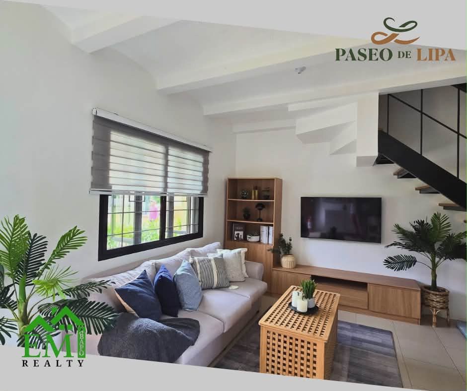 Levana Model-Paseo De Lipa (CBDI) (Category: House & Lot) located in Bacoor. Submitted by emabapo_realty (Listing ID 1401906600, Image 2). Description: Two-Storey Town House (Tile it Yourself) Reservation Fee - Php 20,000 Monthly Downpayment - 16,661 Monthly Amortization - 24,804 Required Income - 82,682 FREE Screen windows FREE 2 water storage tanks FREE 4 Solar Panels.