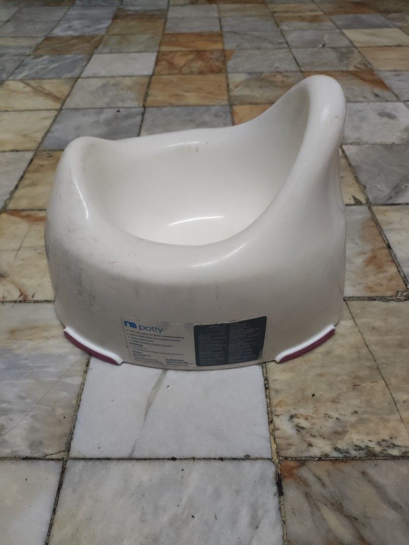Mothercare White Potty Training Seat (Category: Toilet Training) located in Manila. Submitted by dshopco (Listing ID 1401824272, Image 2). Description: Mothercare White Potty Training Seat needs cleaning Please manage expectations as this is preloved. Colors may vary due to lighting..