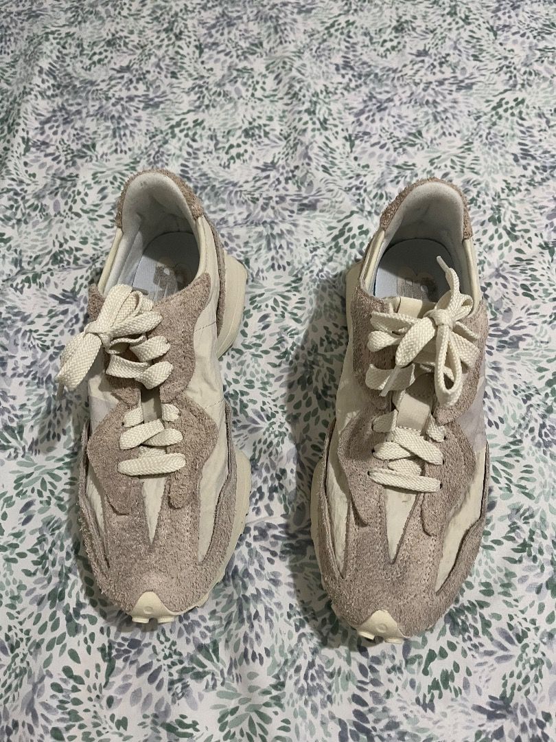 New Balance 327 Sneakers (Category: Sneakers) located in Quezon City. Submitted by ytoci (Listing ID 1401829768, Image 1). Description: - New Balance 327 sneakers sea salt bought for 8k plus used 3x.