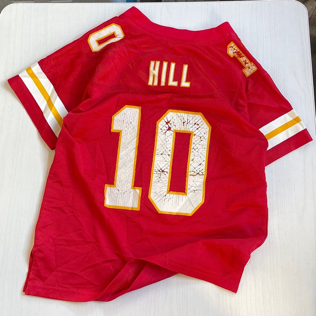 christmas sale! NFL Jersey (Category: Sleeveless) located in Quezon City. Submitted by _decluttermica (Listing ID 1401771516, Image 3). Description: - NFL Jersey baby tee - Size: S - Features the number 10 - Vintage look - Breathable material.