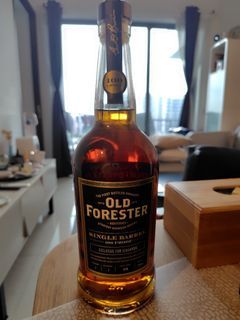 Old Forester Single Barrel 100 Proof, New Charred Oak Cask, 50% whisky bottle