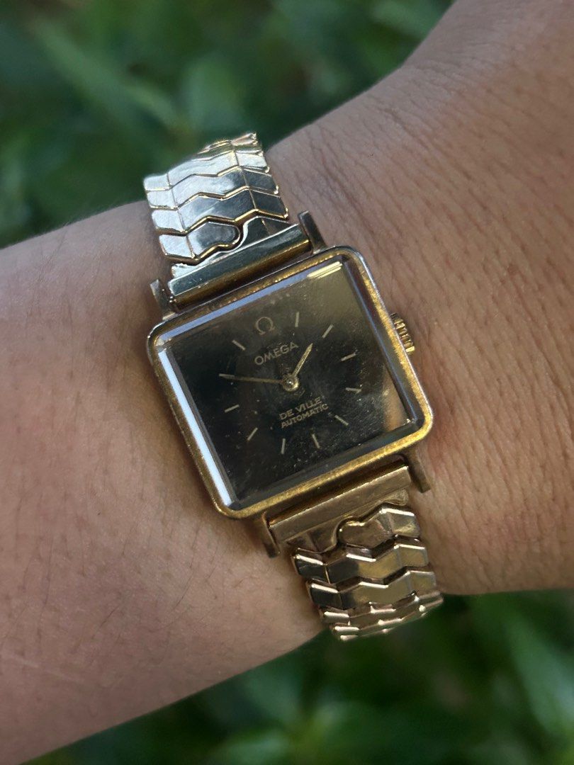 Omega De Ville (Category: Luxury Watches) located in Manila. Submitted by timer_starts (Listing ID 1401872708, Image 1). Description: Ref: 551.103 Case Material: Gold Plated Caliber: 663 Movement: Automatic Size: 23mm x 26mm.