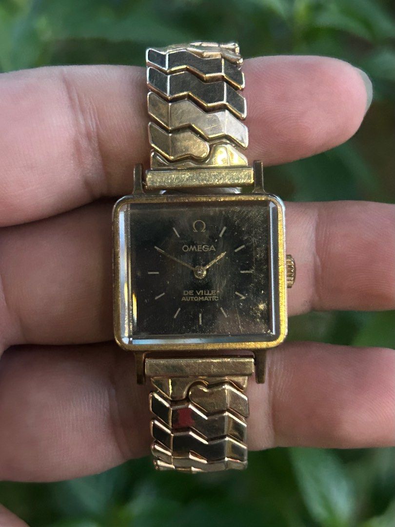 Omega De Ville (Category: Luxury Watches) located in Manila. Submitted by timer_starts (Listing ID 1401872708, Image 2). Description: Ref: 551.103 Case Material: Gold Plated Caliber: 663 Movement: Automatic Size: 23mm x 26mm.