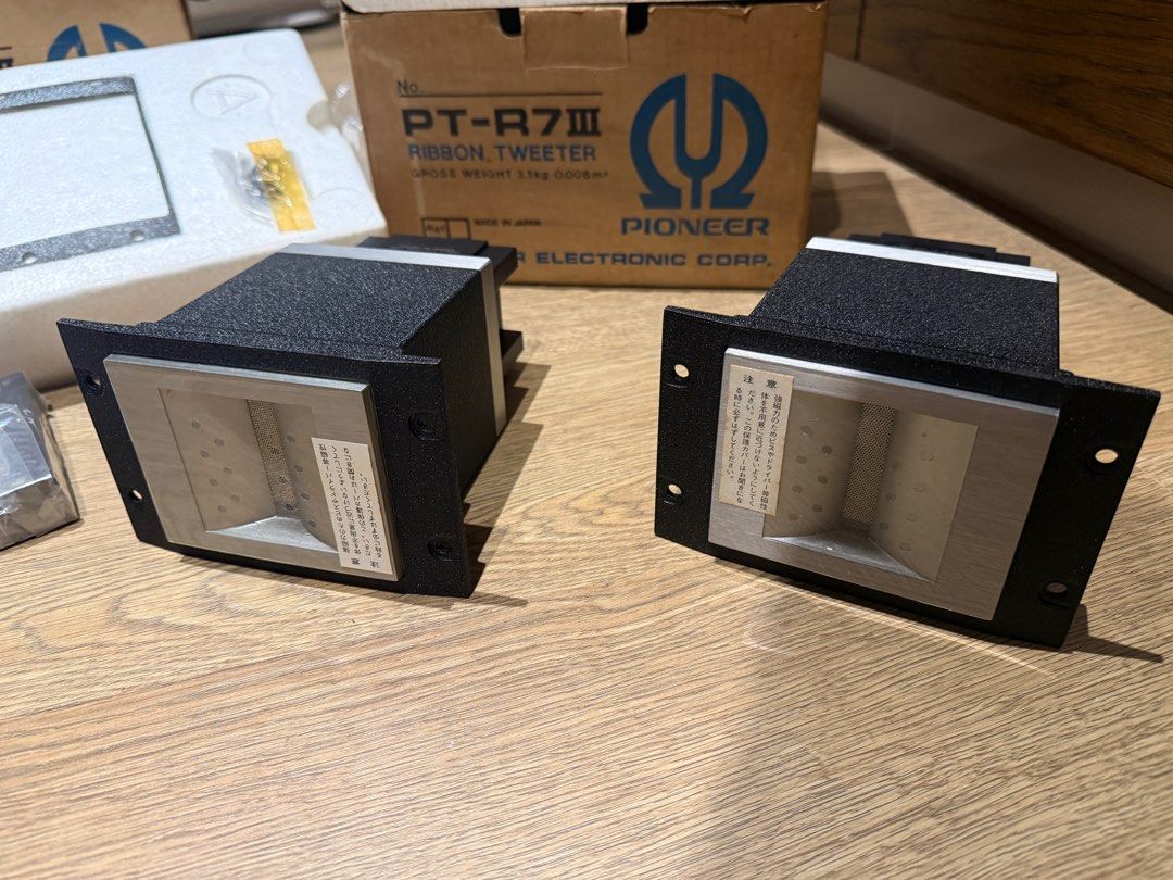 Pioneer PT-R7III Ribbon Tweeters, 音響器材, Soundbar、揚聲器、藍牙