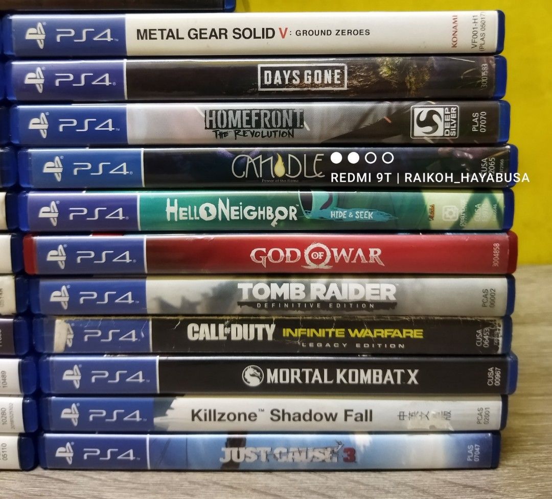 Playstation 4 Games Updated List! (Category: PlayStation) located in Dasmarinas. Submitted by nixx_hayabusa (Listing ID 1401894765, Image 3). Description: Playstation 4 Games for sale Days Gone 900 (SOLD) Grand Theft Auto V "Premium Edition" 700 (SOLD) Grand Theft Auto V 700 (SOLD) Grand Theft Auto: The Trilogy 700 (SOLD) "The Definitive Edition" Uncharted 4 "A Thief's End 500 (SOLD) Uncharted: The Nathan Drake Collection 600 (SOLD) Final Fantasy