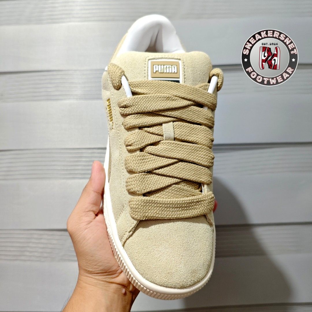 Puma Suede XL "Putty Warm White" (Category: Sneakers) located in Caloocan City. Submitted by kennethjoshuamm (Listing ID 1401904601, Image 3). Description: Puma Suede XL "Putty Warm White" ✅₱1,995✅ Below SRP‼️ ❌₱5,900❌ Below SRP‼️ Available Sizes⬇️ 8.5/10.5 US Original/Legit Brand New with OG Box 💵MOP: GCash/Maya/BPI 📦MOD: JNT/Flash/Lalamove ✅On-Hand Pair 📍North Caloocan 📩DM for Inquiries.