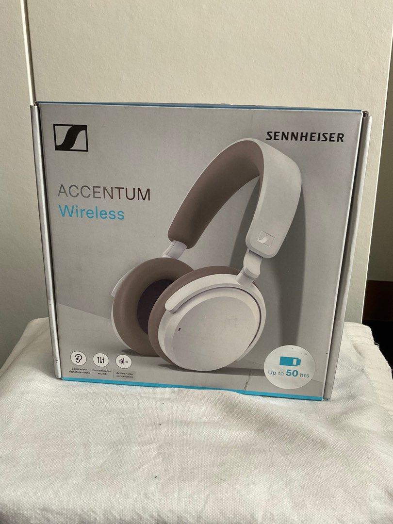 Sennheiser ACCENTUM Wireless Headphones (Category: Headphones & Headsets) located in Manila. Submitted by 2025.gadgetspot (Listing ID 1401740048, Image 1). Description: FS/ LFB: Sennheiser ACCENTUM HEADPHONES orig price: 11,090 selling for: 8k Authentic from Sennheiser US - SEALED - white - FIXED PRICE can do shipping / meetups 📍qc pm if interested. .