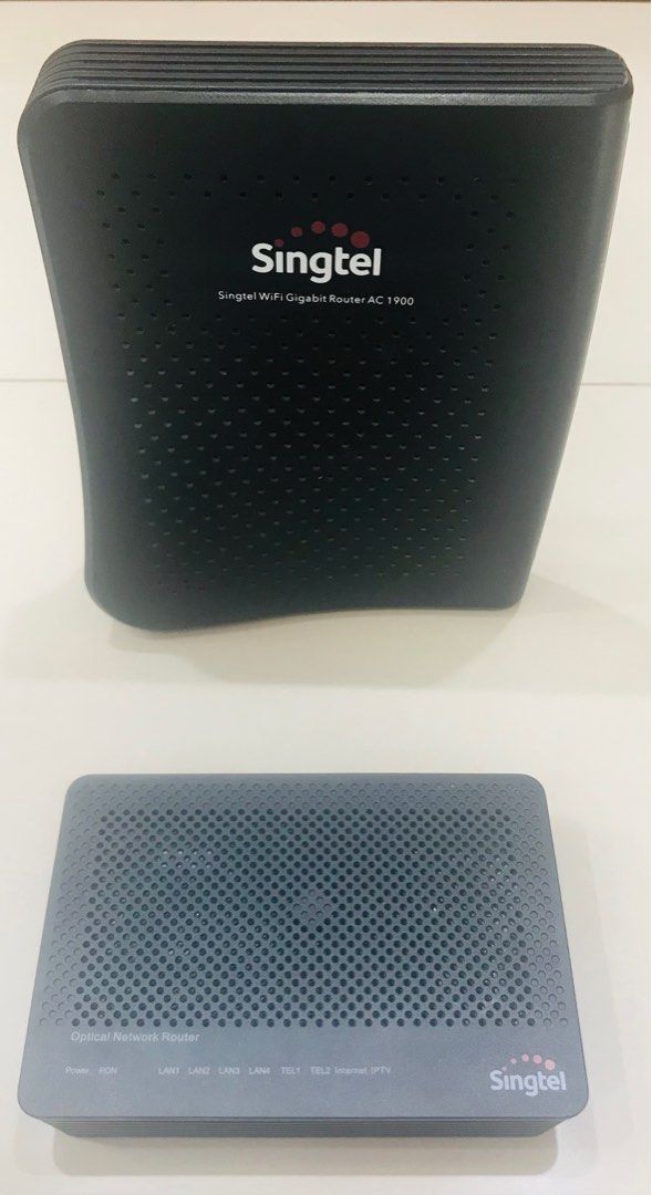 Singtel Wifi Gigabit Router AC 1900/Wifi 6 Router/Optical Network ...
